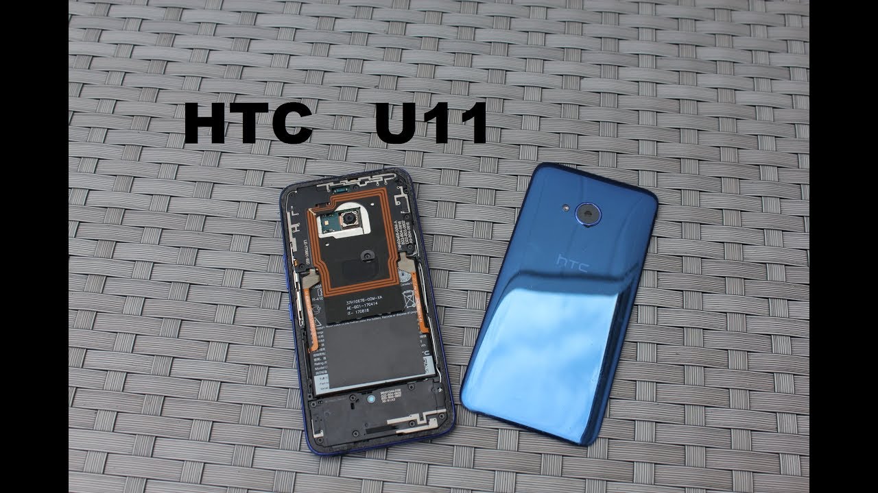 HTC U11 How to replace BACK COVER &  Camera GLASS