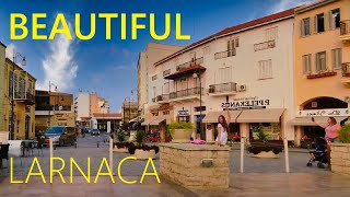 Best city to live in Cyprus? 🇨🇾 Larnaca 2024 City Tour [4K UHD]