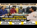 COMPLETE CNC PROGRAMMER INTERVIEW Interview Questions Covered CNC VMC Programming RVM CAD