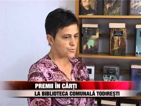 Premii în cărţi la Biblioteca comunală Todireşti