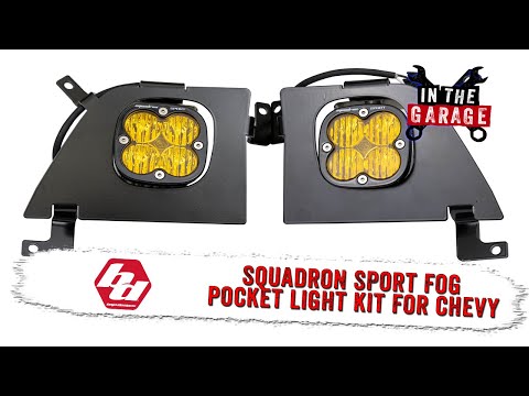Baja Designs Squadron Sport fog pocket Light kit for Chevy - Features and Benefits