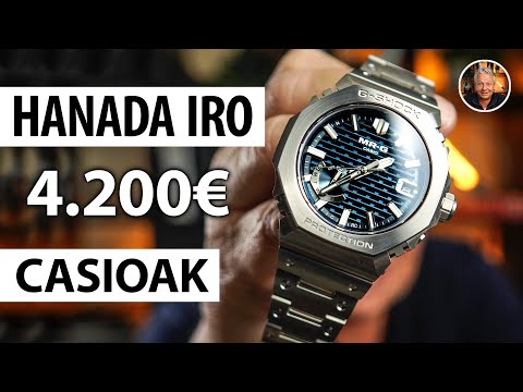 New G-SHOCK MRG-B2100D-2ADR “縹色 Hanada Iro”: The most beautiful blue ever from a Casioak? 4K