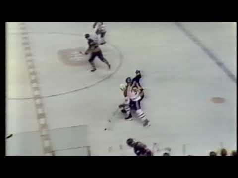 Stephane Richer and Doug Smith end the game with misconducts - Buffalo Sabres vs Montreal Canadians.