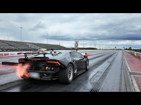I Took My 1600WHP Twin Turbo Lamborghini to the Drag Strip 