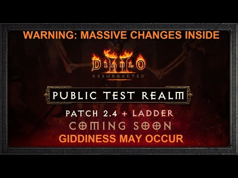 D2R 2.4 PTR Patch Update and Ladder Timeline