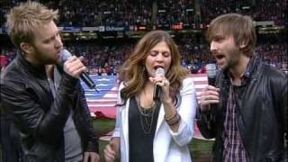 Lady Antebellum - Sugar Bowl 2010 - National Anthem