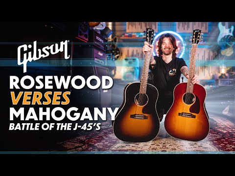 Gibson J45 Acoustic | Mahogany or Rosewood?