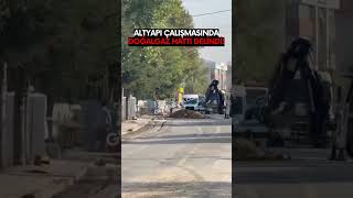 Pamukova'da Doğalgaz hattı delindi! Panik yaşandı..