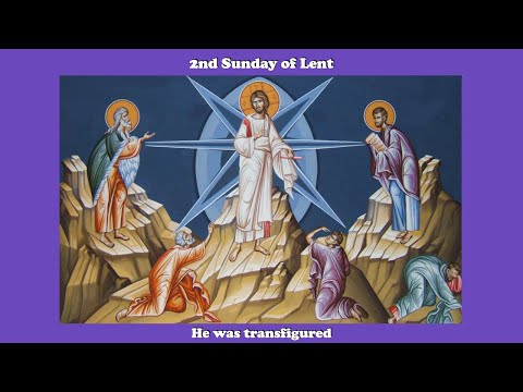 He was transfigured