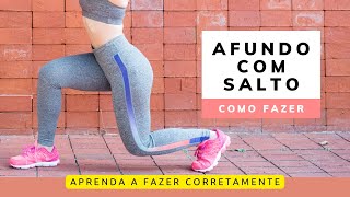 Afundo com salto alternado: como fazer Afundo com salto alternado de forma correta