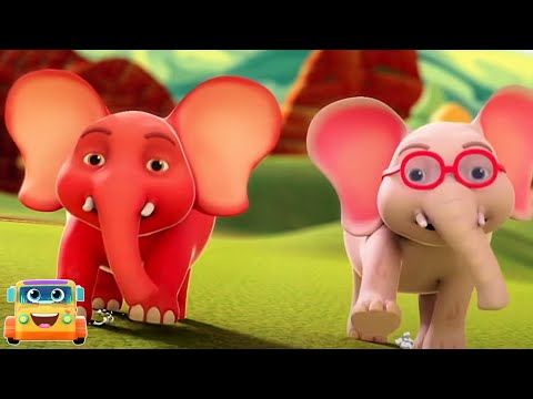 Ek Mota Hathi Ghumne Chala, एक मोटा हाथी, Hindi Rhymes and Elephant Cartoon Song