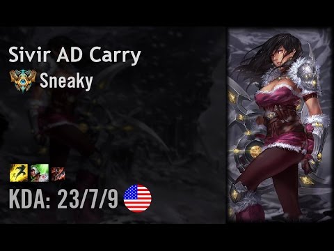 Sivir AD Carry vs Lucian - Sneaky - NA Challenger Patch 6.14