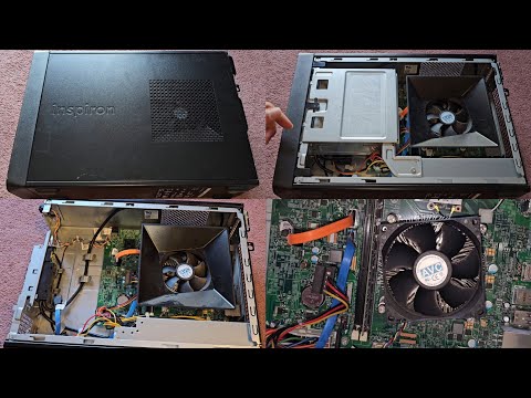 Dell Inspiron 3647 Disassembly RAM SSD Hard Drive Upgrade CMOS BIOS RTC Battery Replacement Repair