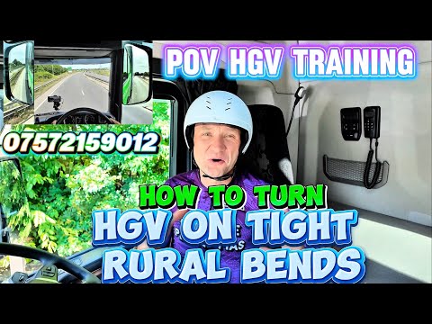 Comment réussir des virages serrés en zone rurale lors de votre permis poids lourd – sans heurter...