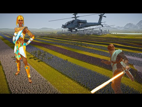 Humanity's Battle Against ORC Monsters ARMY - Epic Battle Simulator 2 - UEBS 2