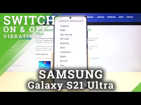 How to Change Vibrations Settings in SAMSUNG Galaxy S21 Ultra – Open Vibrations Settings