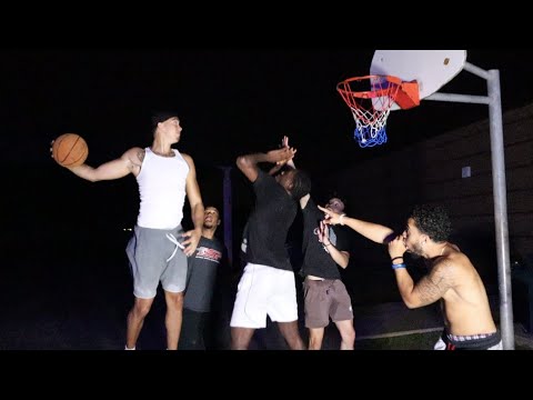 What It's Like Playing Basketball In The Dark...