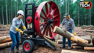 50 Mind-Blowing Firewood Processing Machines in Action! | Homemade Modern Chainsaw | Mr Tech #2