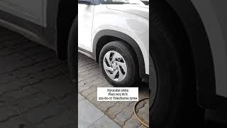17 inch plati Alloy wheels in Hyundai creta | 225-60-17 Yokohama Earth 1