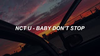 Download lagu NCT U 엔시티 유 Baby Don t Stop Easy Lyrics... mp3