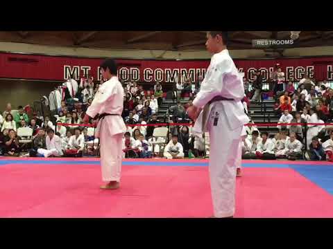 2015 Yoshida Cup in OR USA. Team Kata SANSAI (Genseiryu)