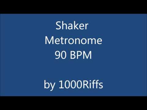 Shaker Metronome 90 BPM - Beats Per Minute