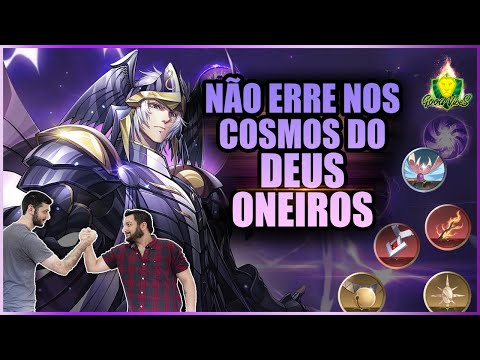 BUILDANDO o MELHOR SET de COSMO para o DEUS ONEIROS - Saint Seiya Awakening