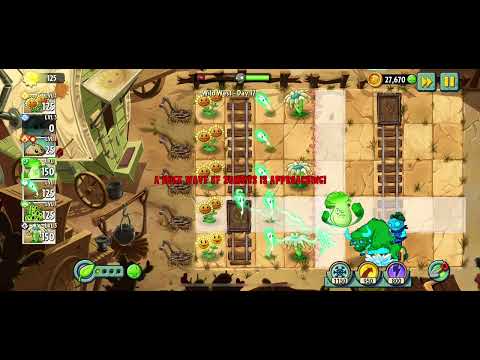 Plants vs Zombies 2 - Wild West - Day 17 - 2025 Gameplay
