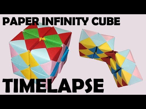 TIME-LAPSE PAPER INFINITY CUBE!