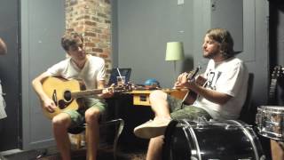 Passafire Acustic right thing back stage.