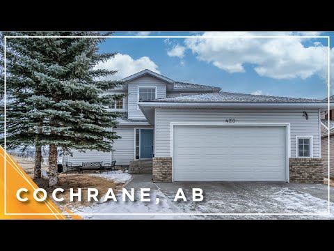 Cochrane Real Estate Property Video Tour Production - 420 Riverview Green