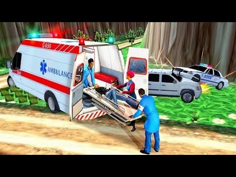 Rescue Ambulance Driving Simulator - Offroad Emergency Van Mercedes
