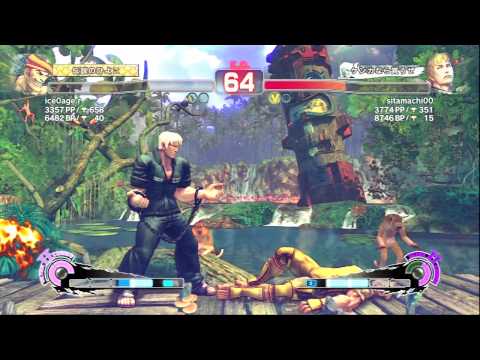 SSF4 AE : ice0age r (Adon) vs sitamachi00 (Cody)