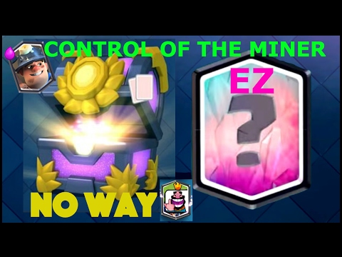 Clash Royale Miner Control Grand Challenge Deck