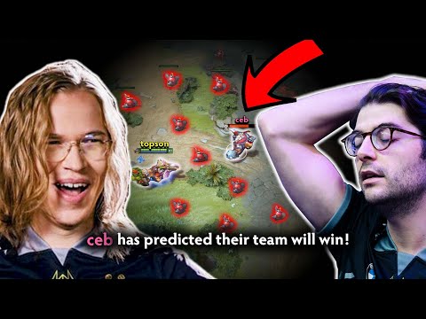 How Topson plays TECHIES against Ceb 💣