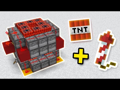 How to make TNT FIREWORK Cannons in Minecraft