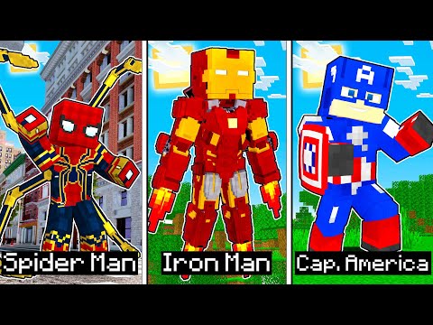 MI TRASFORMO DA SPIDER MAN a IRON MAN SU MINECRAFT