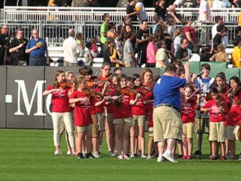 PYPO at PNC Park National  Anthem July 2, 2013