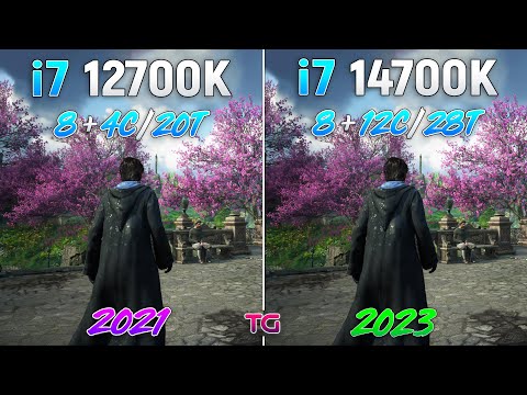 Core i7 12700K vs Core i7 14700K - Test in 10 Games
