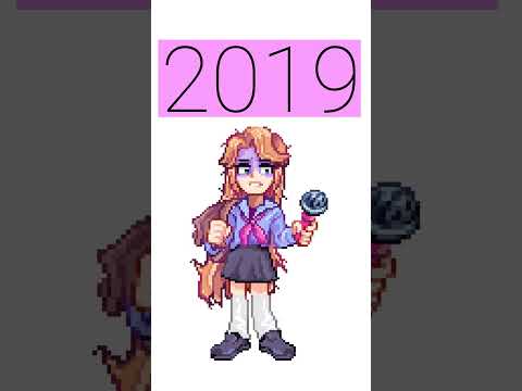 Evolution Of Senpai / Monika In Friday Night Funkin | #Shorts