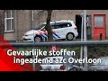 Mensen onwel door gevaarlijke stoffen in azc Overloon