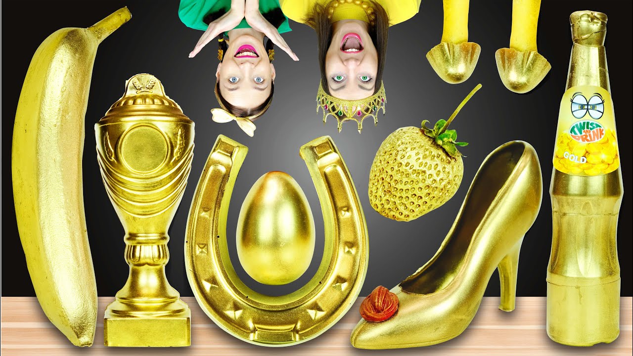 食べる音ゴールドフードチャレンジピカポッキー