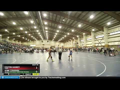119 Lbs Champ. Round 2 - Colton Hankey, COWA Vs Kobe Cunanan, Inland Northwest Wrestling Training