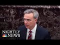 Trump’s Team Kicks Off Formal Defense In Impeachment Trial | NBC Nightly News Trump’s Team Kicks Off Formal Defense In Impeachment Trial | NBC Nightly News