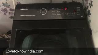 How to only dry in Samsung Eco Bubble Top Load Washing Machine