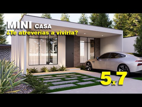 Descubre esta Mini Casa Moderna 2025 de 35 m² | ¿Te atreverías a vivir aquí?.