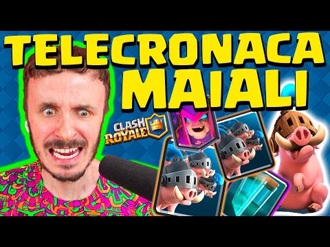 TELECRONACA CON I MAIALI ROYALE - Clash Royale