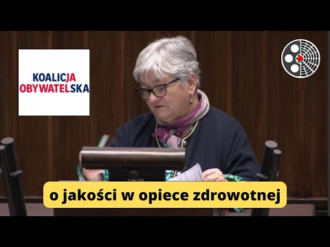 Elżbieta Gelert krytycznie o jakości w opiece zdrowotnej