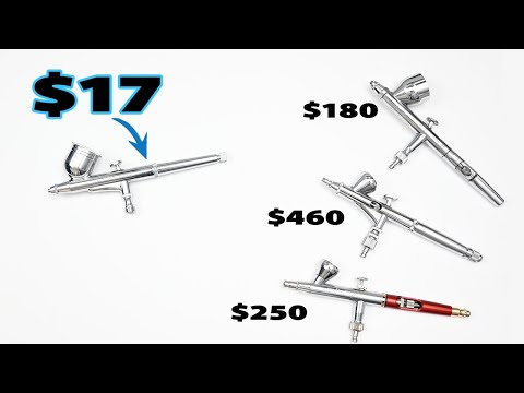 Reviewing THE CHEAPEST AIRBRUSH on Amazon...