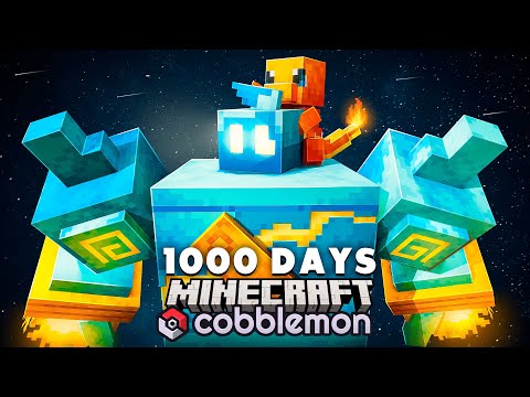I Spent 1000 Days in COBBLEMON 1.7 UPDATE (Minecraft Pokemon)